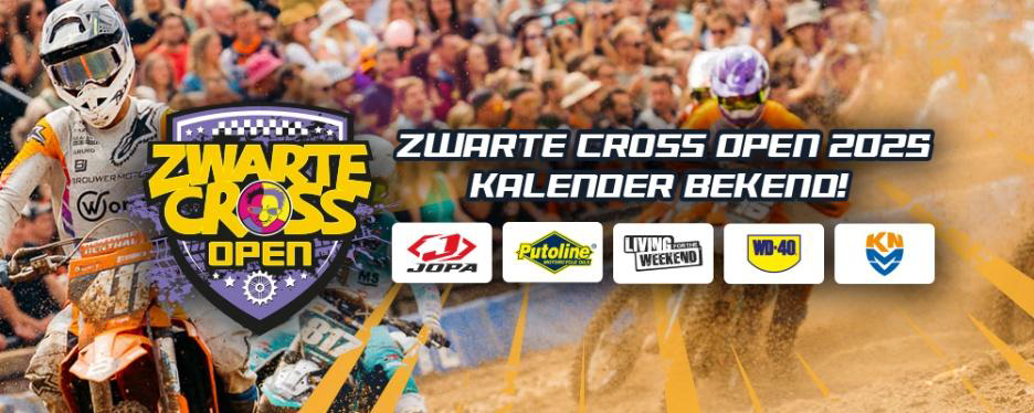 Zwarte cross open